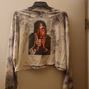 Long sleeve crop top